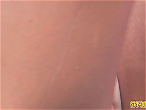 fledgling Beach nudist spycam - Close Up shaven slit
