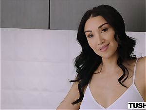 TUSHY Ariana Marie ass hole widely opened