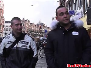 dickblowing amsterdam prostitute jizzed on